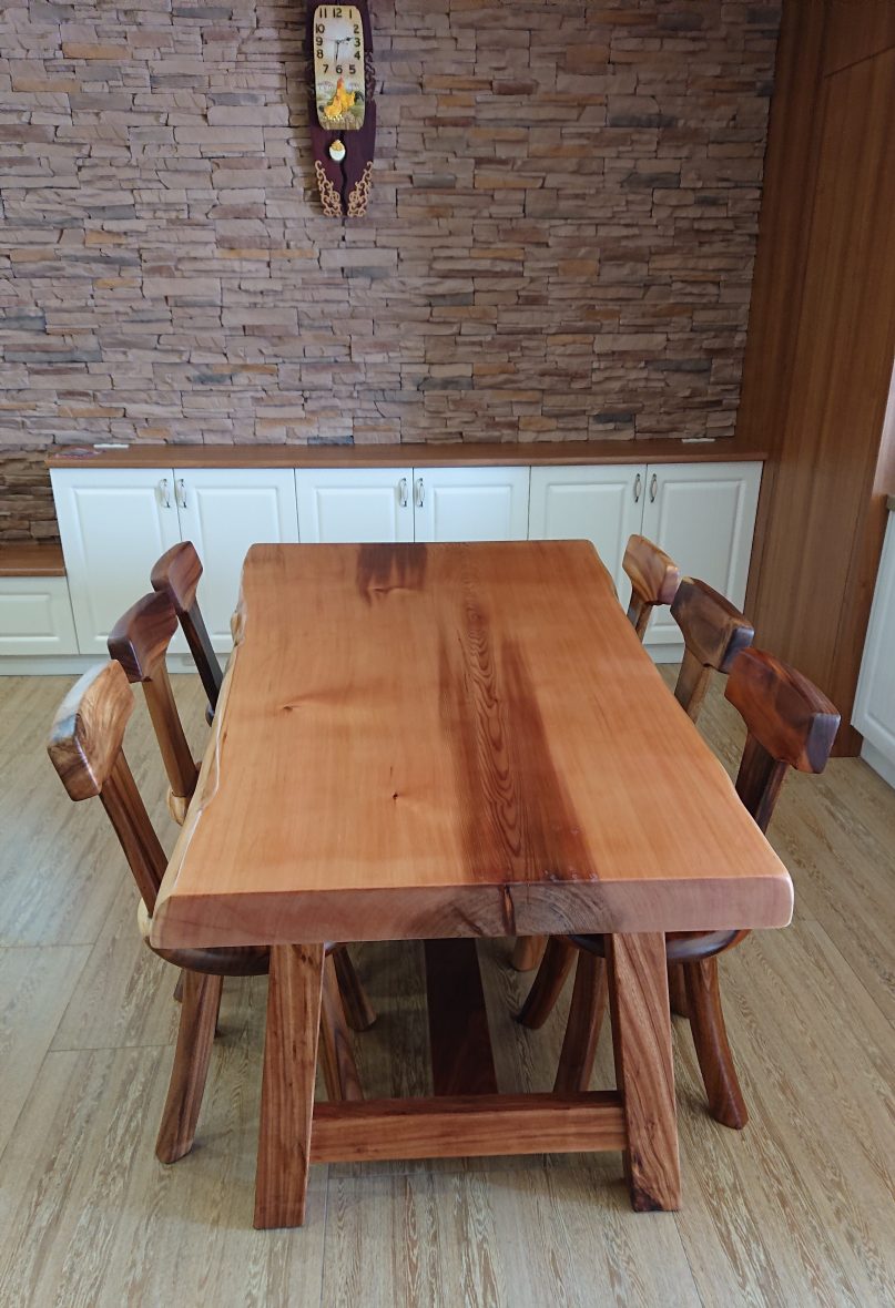 餐桌 美國檜木桌板
