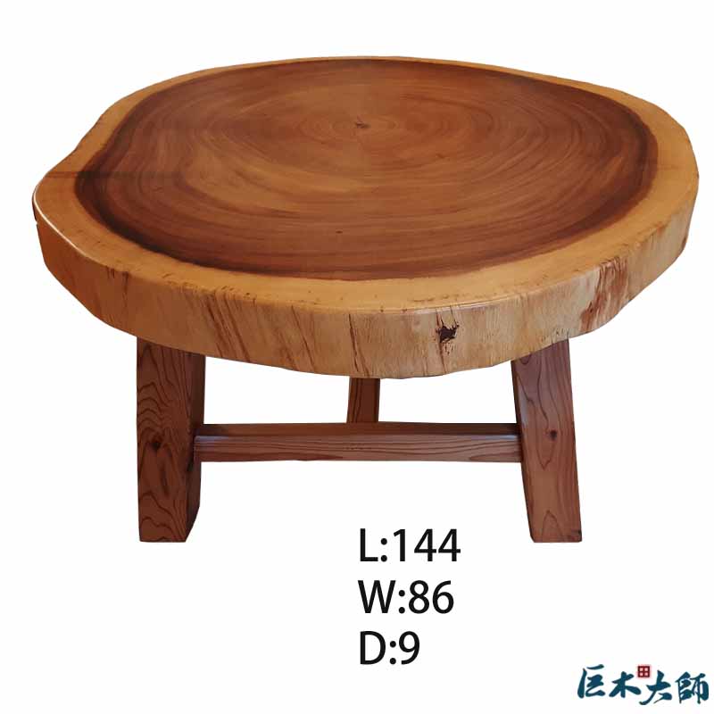 南美雨豆實木圓桌119