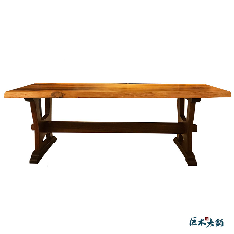美國檜木 原木桌 原木餐桌