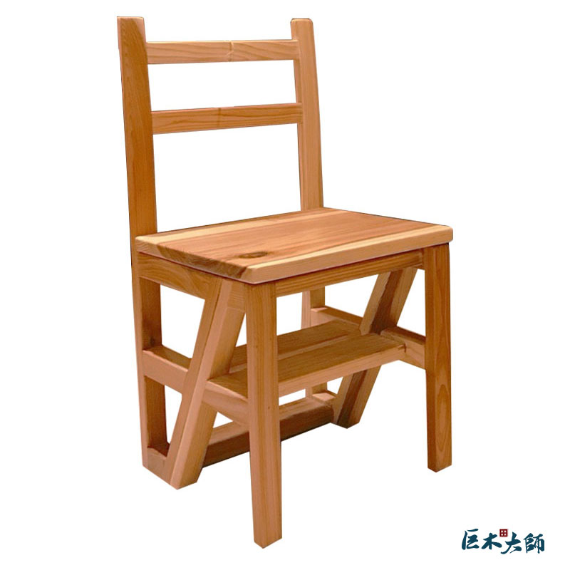 原木椅 日本柳杉 樓梯椅